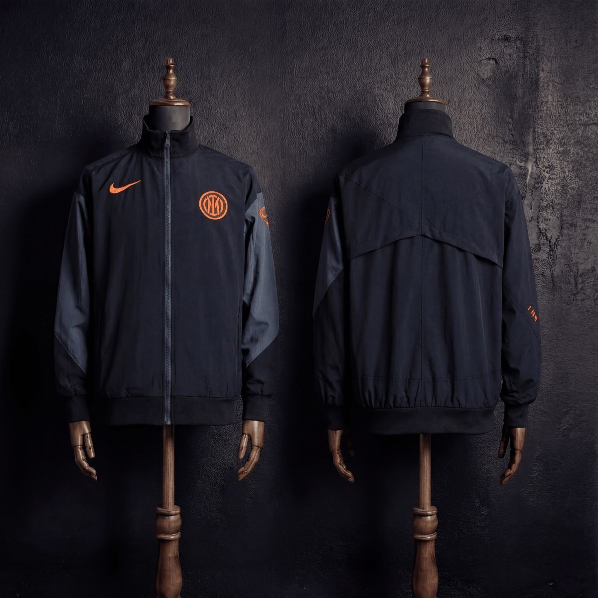 2026 Inter Milan Black Jacket Windbreaker
