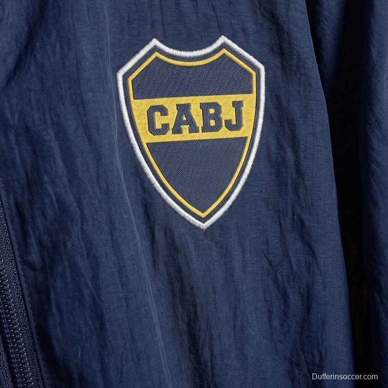 2026 Boca Juniors Black Jacket Windbreaker