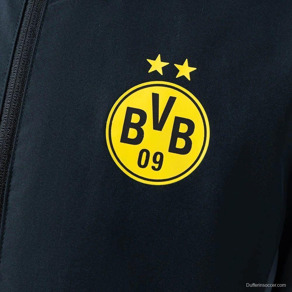 2026 Dortmund Black Reversible Jacket Windbreaker