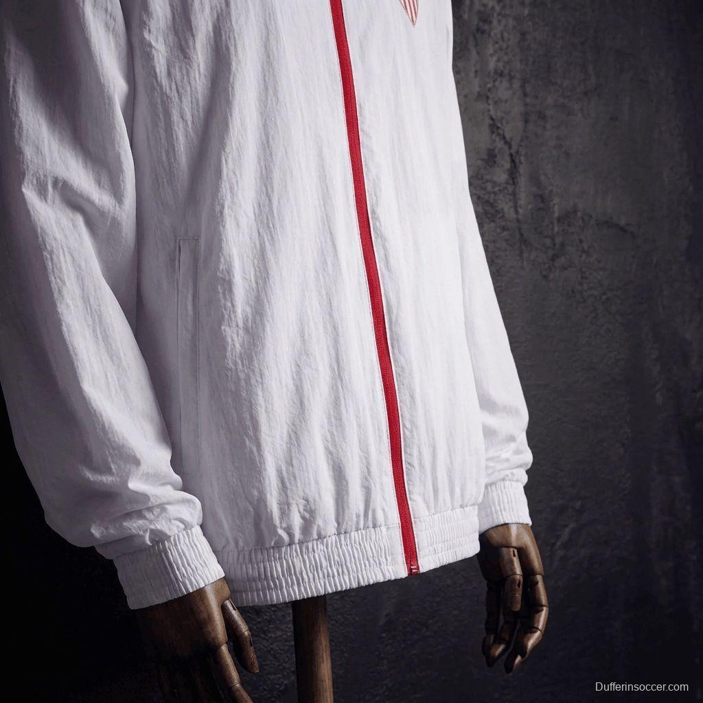 2026 Sevilla FC Red And White Reversible Full Zipper Jacket