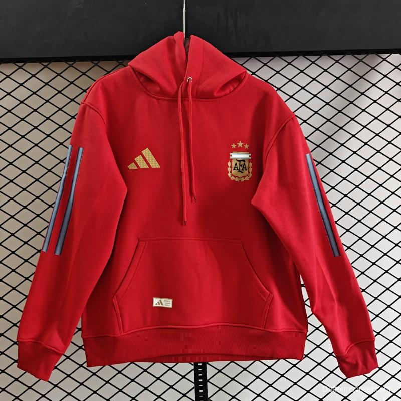 Player Version 2026  Argentina Home Fleece Hoodie 9 Colors