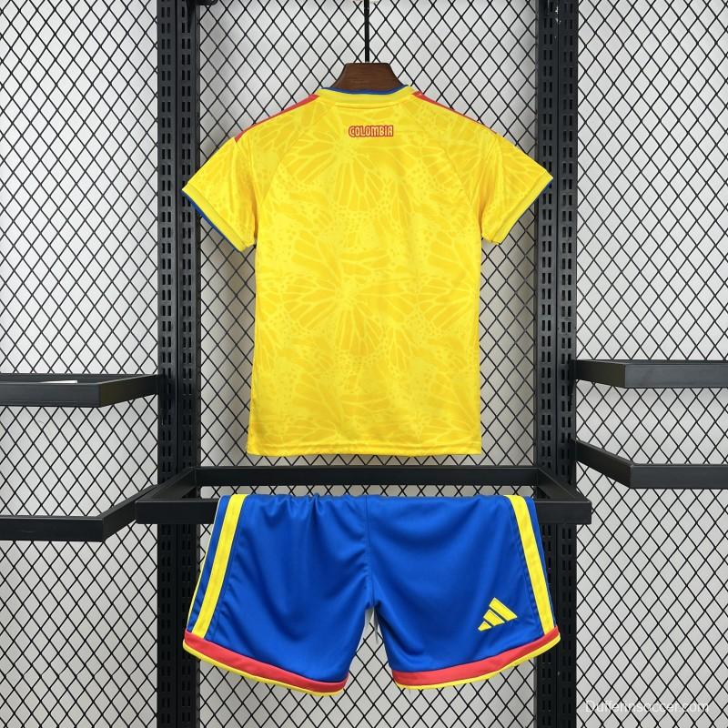 2026 Kids Colombia World Cup Home Kit