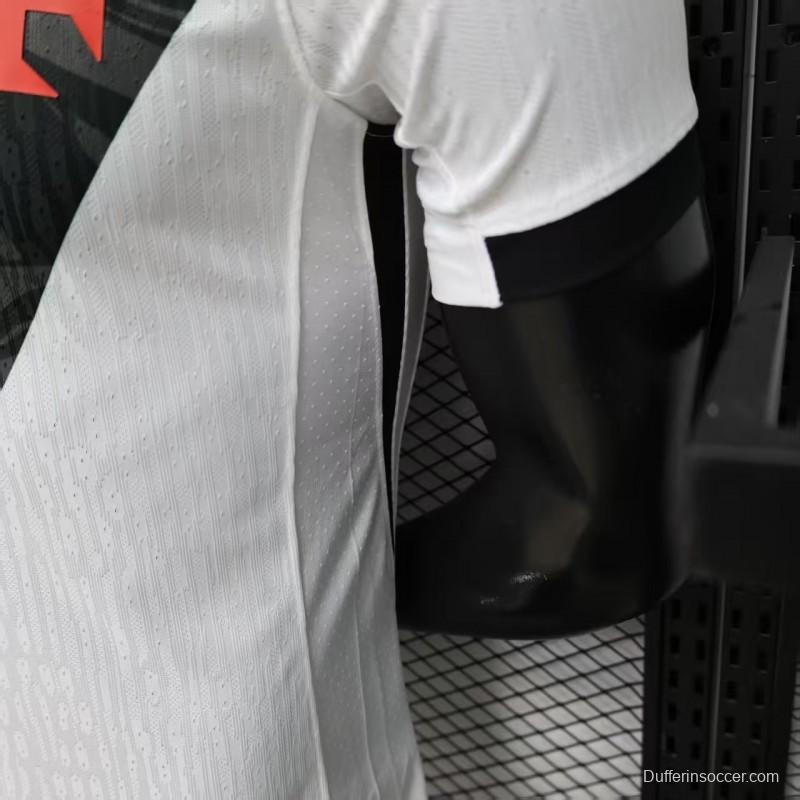 Player Version 26/27 Vasco da Gama Away White with Black Diagonal Sash Jersey