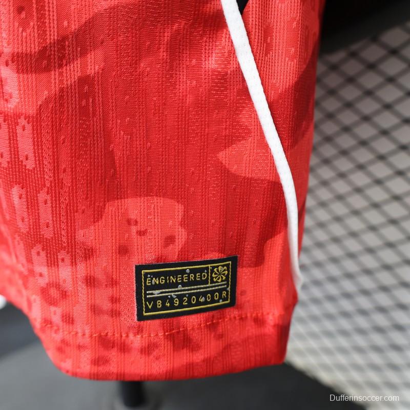 Player Version 2026 South Korea  Red  Home Jersey