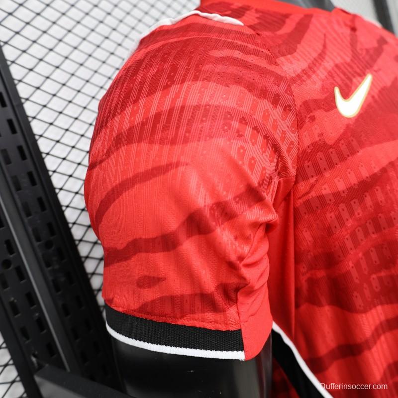 Player Version 2026 South Korea  Red  Home Jersey