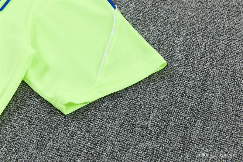 2026 Atletico Madrid Fluorescent Green Short Sleeve+Soccer Shorts