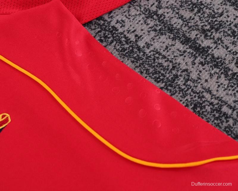 Retro Kids 2008 Spain Home Jersey