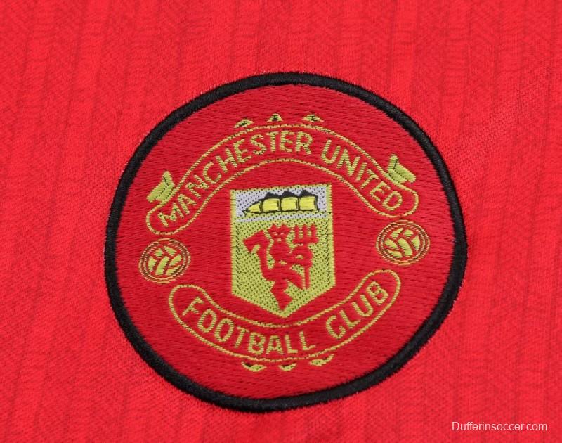 Retro Kids  96/97 Manchester United Home Jersey