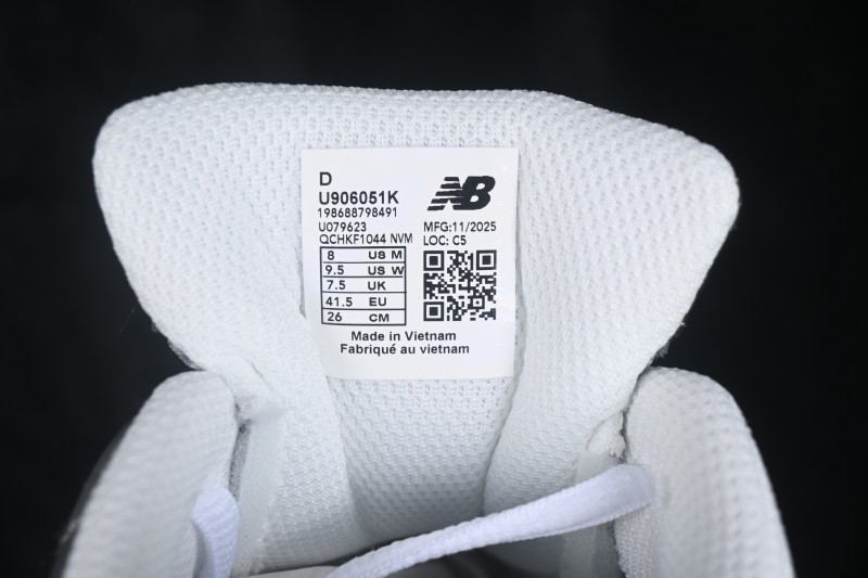 New Balance 9060 Retro Running Shoes with ABZORB Cushioning and Suede Overlays - U906051K