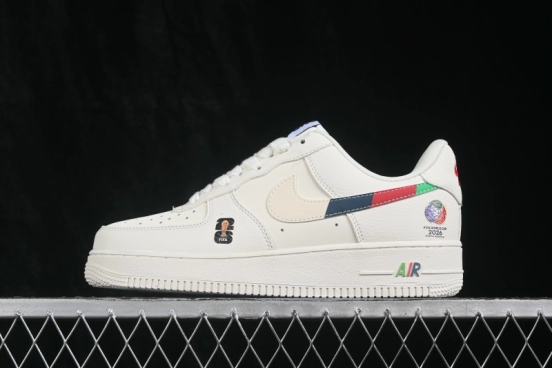 Nike Air Force 1 '07 Low World Cup Theme Casual Sneakers - DW8806-014