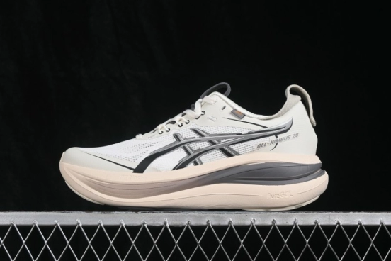 Asics Gel-Nimbus 28 Retro Breathable Cushioned Running Shoes for Men - 1011C032-100