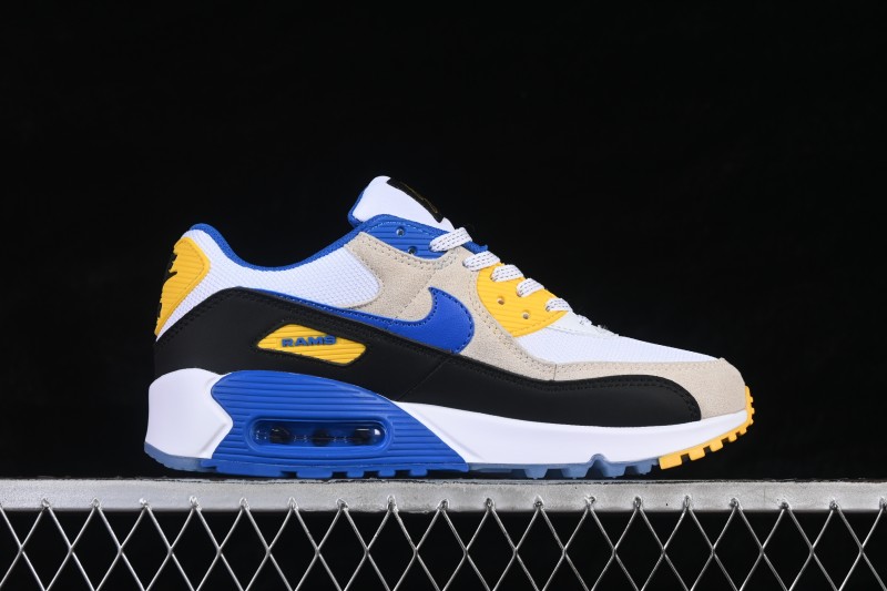 Nike Air Max 90 Retro Running Shoes with Air Cushioning - II7587-100