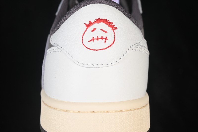 Nike Travis Scott x Air Jordan 1 Low OG Retro Basketball Shoes with Reverse Swoosh Design - DM7866-162