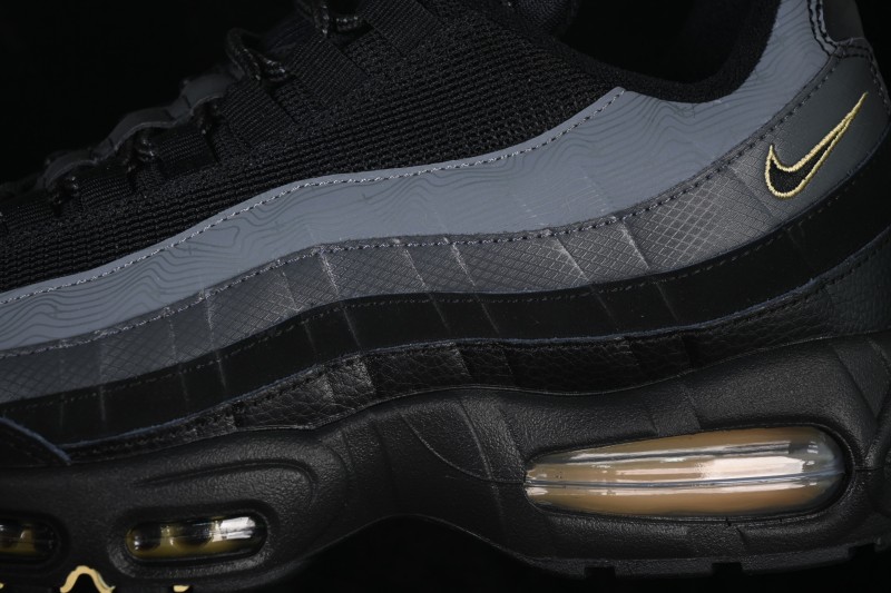 Nike Air Max 95 Retro Cushioned Running Shoes with Half-Sole Air Unit - IB7682-002