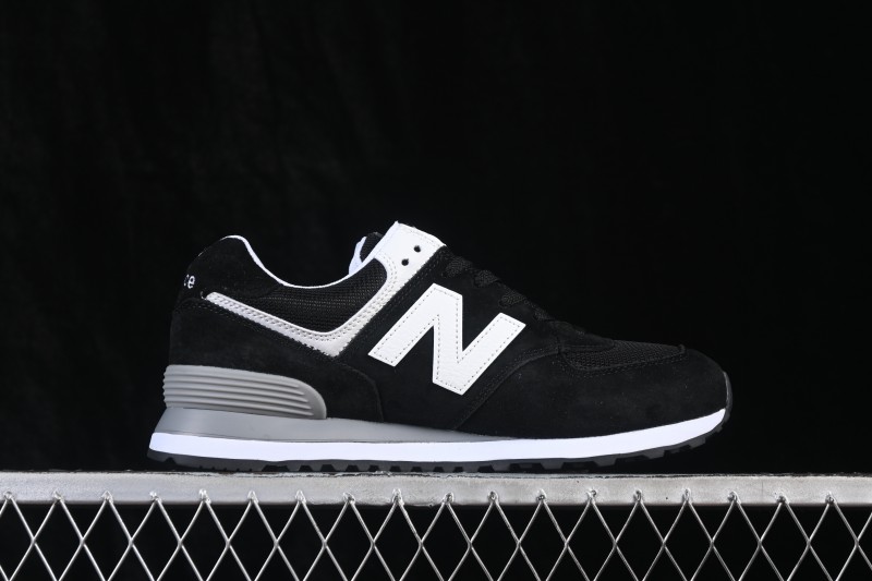 New Balance 574 Retro Running Shoes with Classic Suede and Mesh Upper - ML574UC
