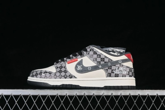 Nike SB Dunk Low Custom Premium Low-Top Skateboarding Shoes - DN3168-033