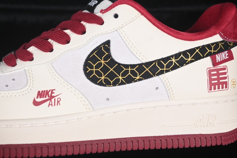 Nike Air Force 1 '07 Low Chinese New Year White Red Casual Sneakers - JP2026-150