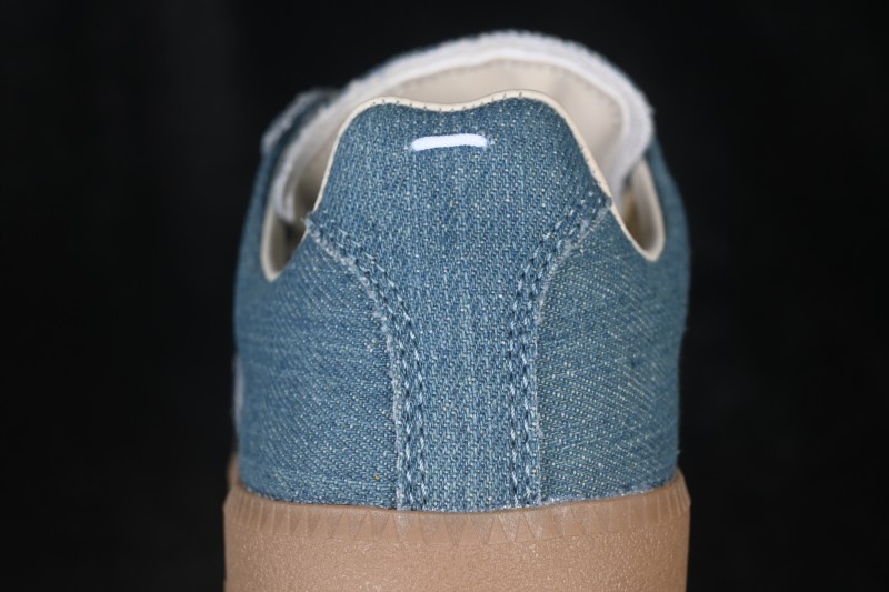 Maison Margiela Calfskin Replica Retro Court Sneaker with Hand-Painted Finish - S58WS0109