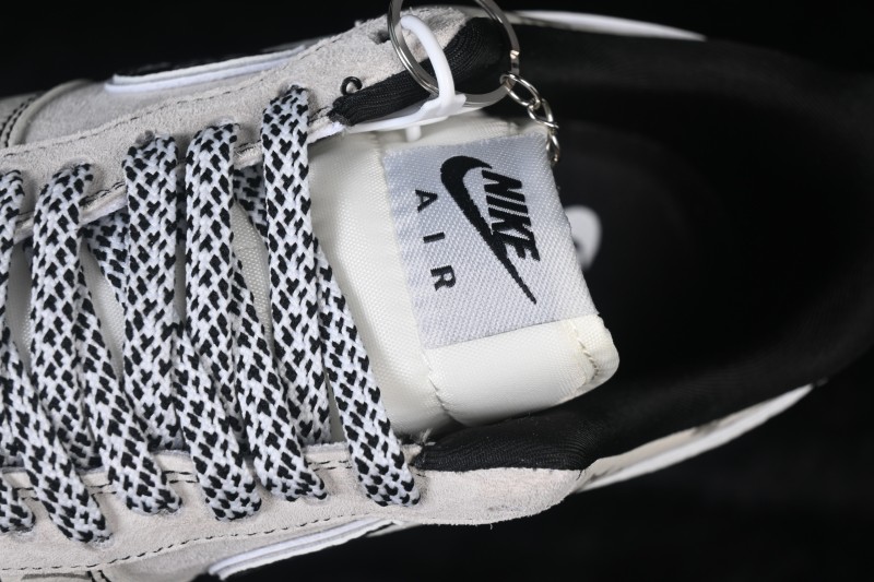 Nike Air Force 1 '07 Low Casual Sneakers with Gray and White Patterned Design - SY1388-030