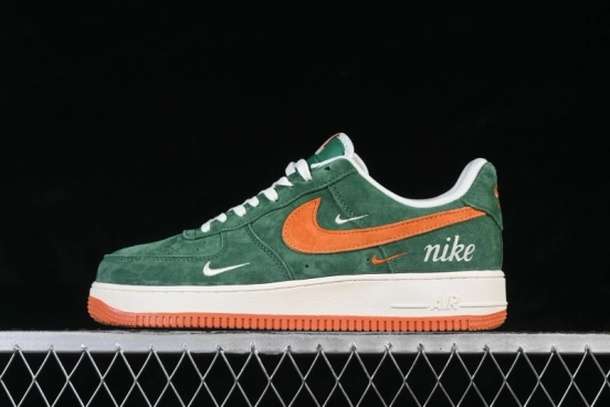 Nike Air Force 1 '07 Low Casual Sneakers with Premium Leather and Air-Sole Cushioning - DF0188-121