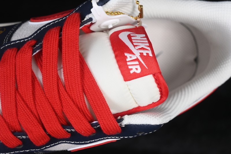 Nike Air Force 1 '07 Low Chinese New Year Edition Navy Red White Retro Basketball Sneakers - HT5088-617