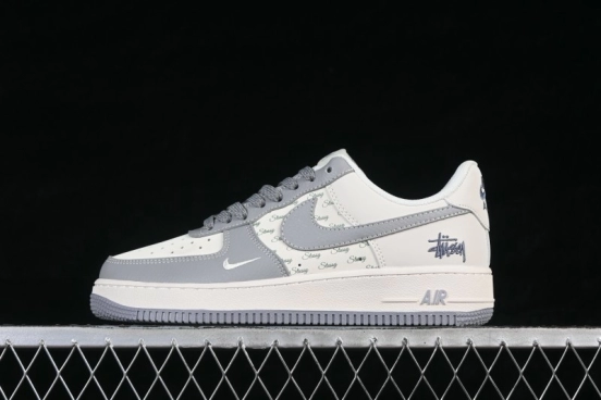 Nike Air Force 1 '07 Low Stussy Collaboration Casual Skateboarding Shoes - HH7518-082