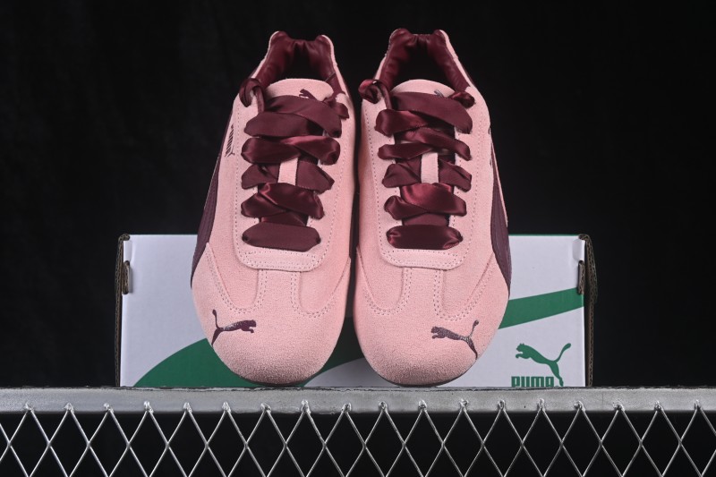 Puma Speedcat Low-Top Lifestyle Racing Sneakers with Leather Upper - 408177-01