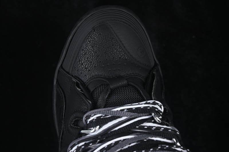 Lanvin Two-Tone Lace-Up Low-Top Casual Sneakers - AJE5