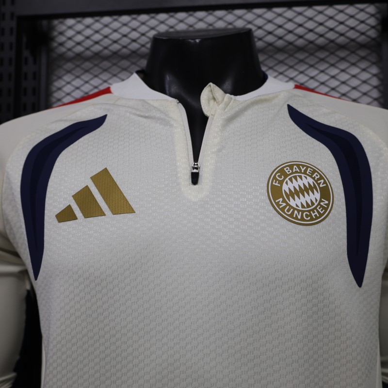 Player Version 26/27 FC Bayern München Long Sleeve Away White Jersey