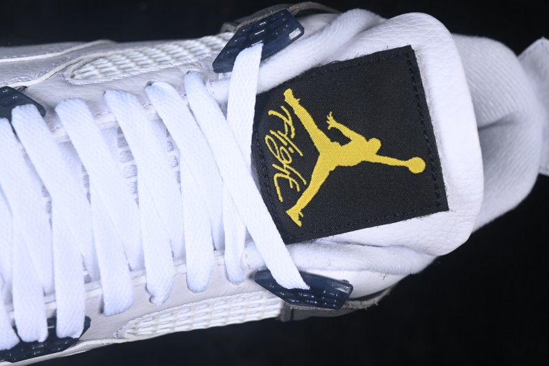 Nike Air Jordan 4 Retro "Tour Yellow" White Yellow Basketball Shoes - IO2463-102