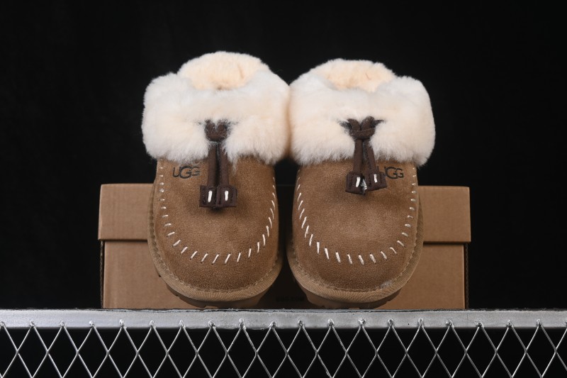 UGG Slipper Evolution Comfortable Flat Closed-Toe Slippers - 1180