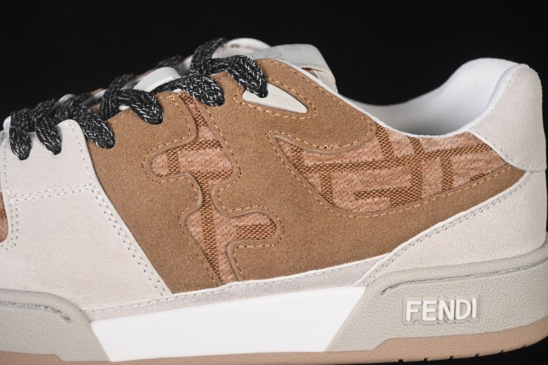 Fendi Match Round Toe Thick Sole Low-Top Casual Sneakers - AHH2F1FHS