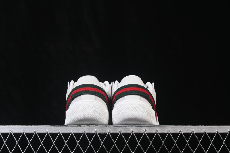 Gucci Primavera Screener Sneakers with Perforated GG Leather and Web Detail - FAGIV9078