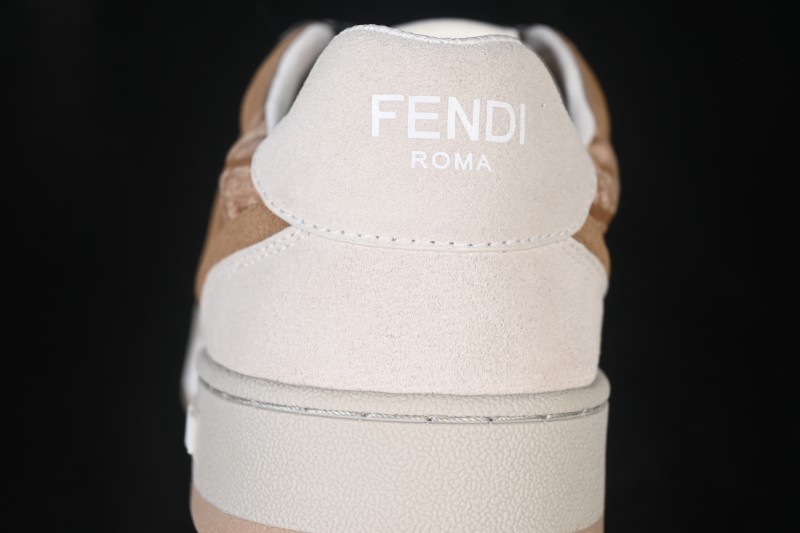 Fendi Match Round Toe Thick Sole Low-Top Casual Sneakers - AHH2F1FHS