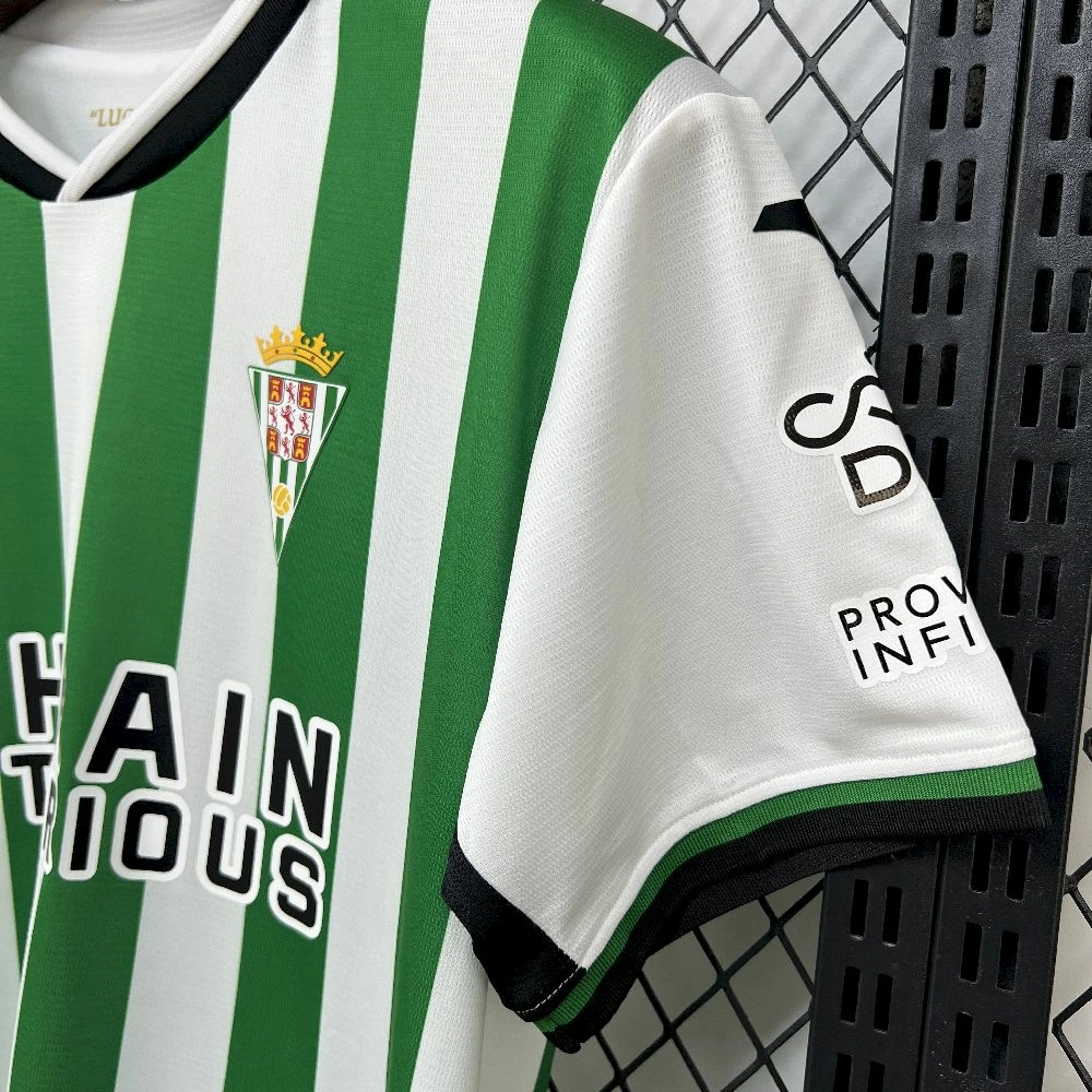 2025/26 Mens Cordoba CF Home Jersey（Full Sponsor）