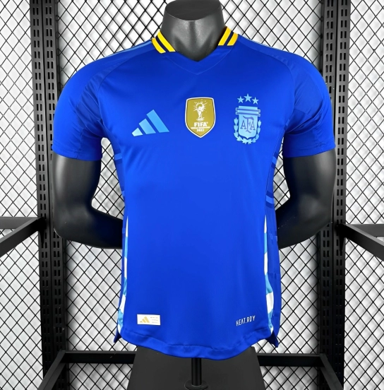 Player Version 2025 Argentina Away Blue Jersey