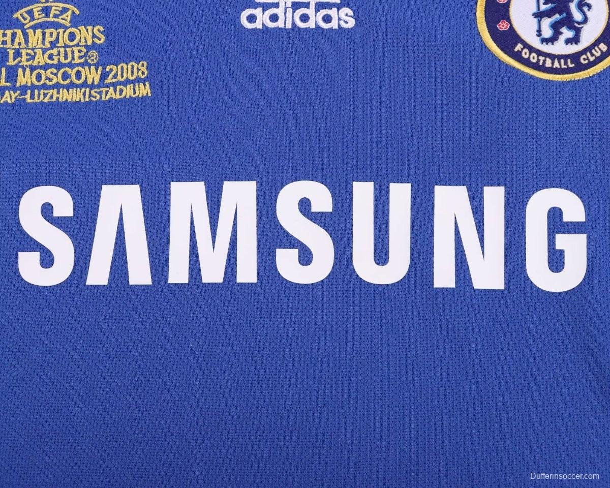 Retro Kids 07/08 Chelsea Home Champion Jersey