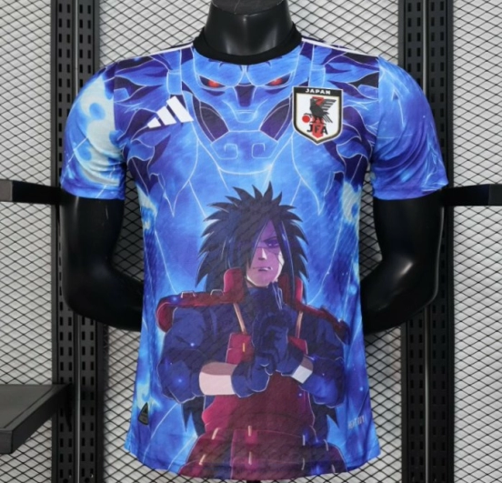 Player Version 2025 Japan Blue with Anime Character Design Jersey