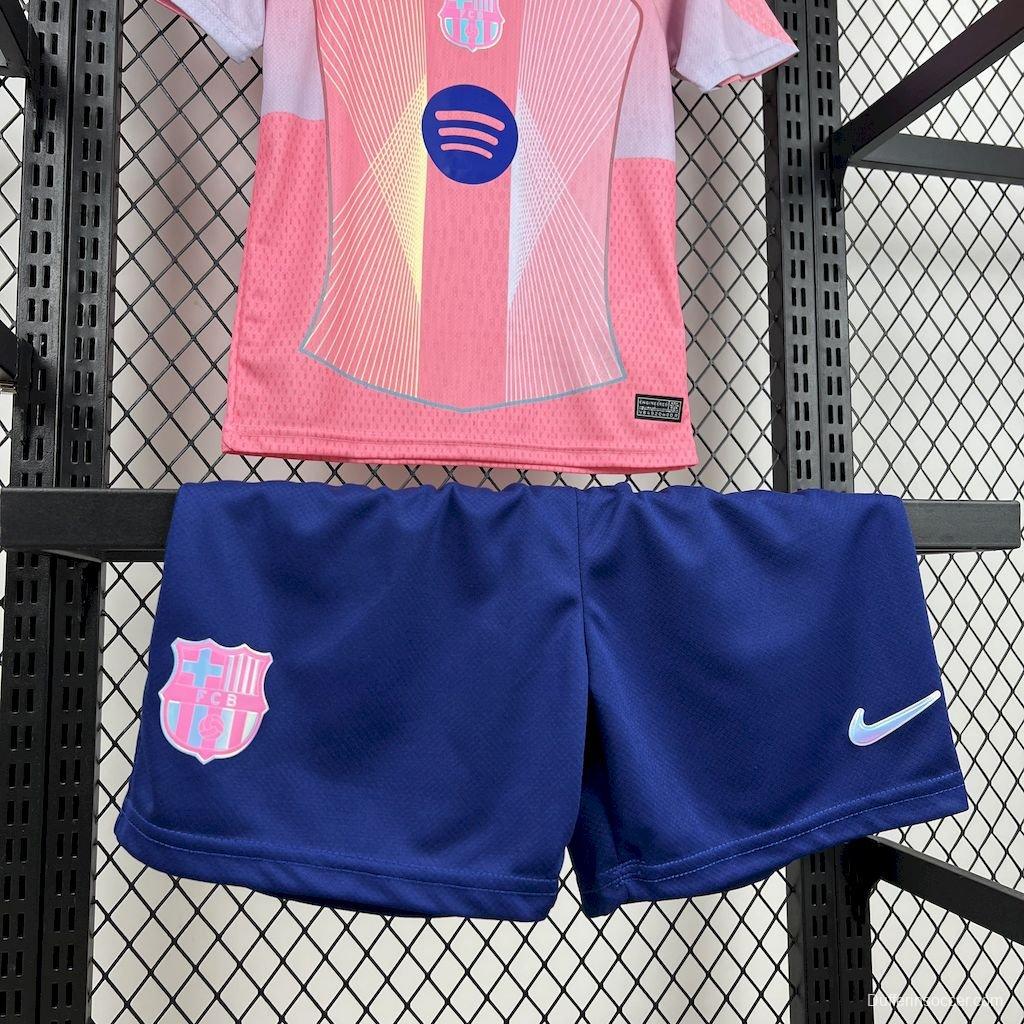 25/26 Kids Barcelona Pink Special Jersey