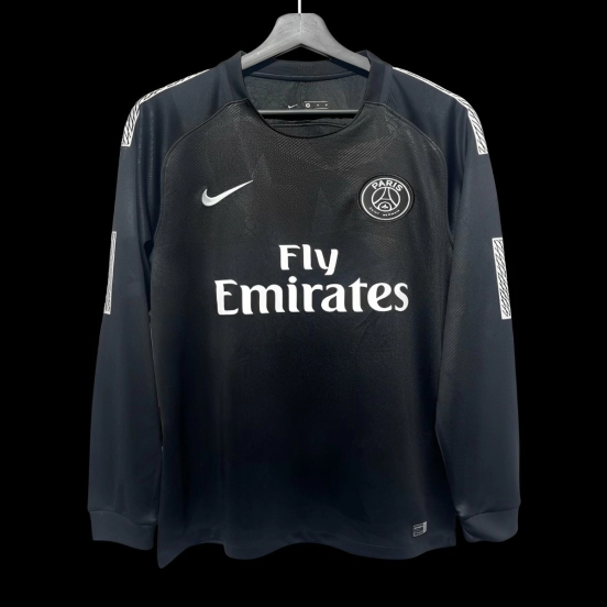 Retro 17/18 PSG Third Long Sleeve Jersey