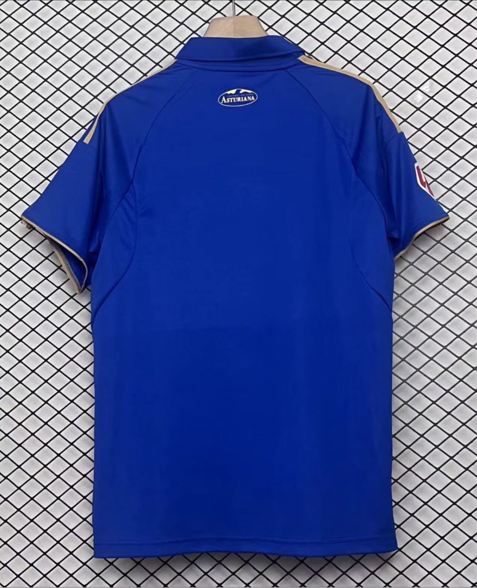 25/26 Real Oviedo Centenary Home Blue Jersey