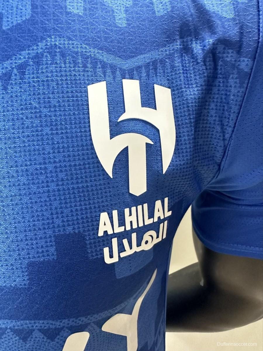 Player Version 25/26 Al Hilal Home Jersey