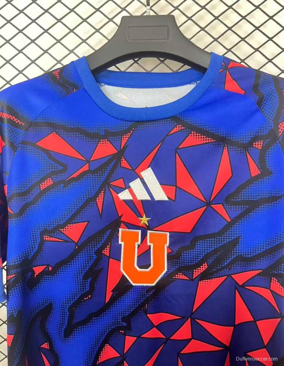 26/27 Club Universidad de Chile Blue Pre-Match Jersey
