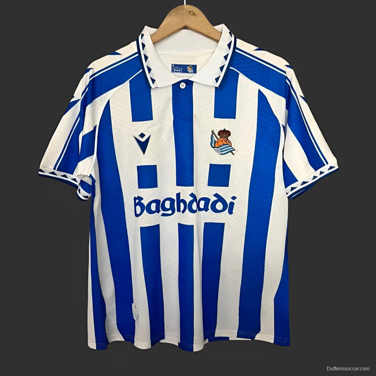 26/27 Real Sociedad Vintage Remake Home Jersey
