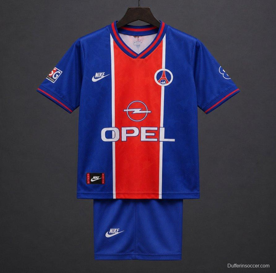 Retro 95/96 Kids PSG/Paris Saint-Germain Home Jersey