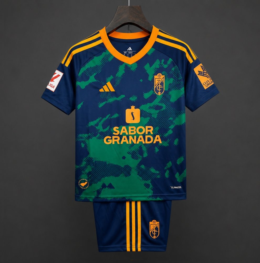 26/27 Kids Granada Away Green Jersey Kit