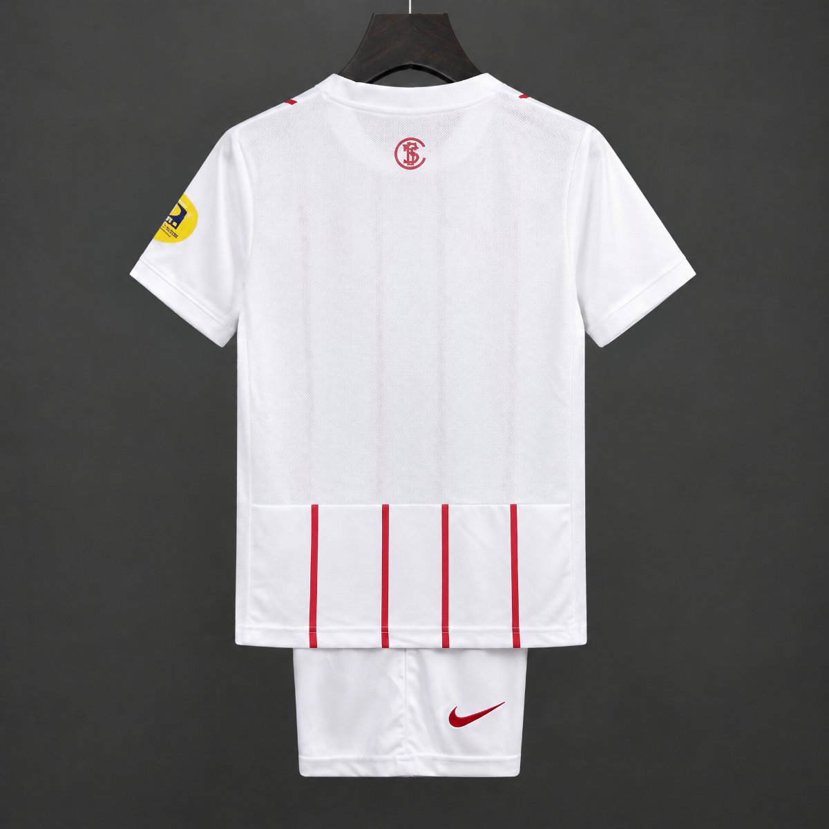 26/27 Kids Freiburg Away White Red Stripes Jersey