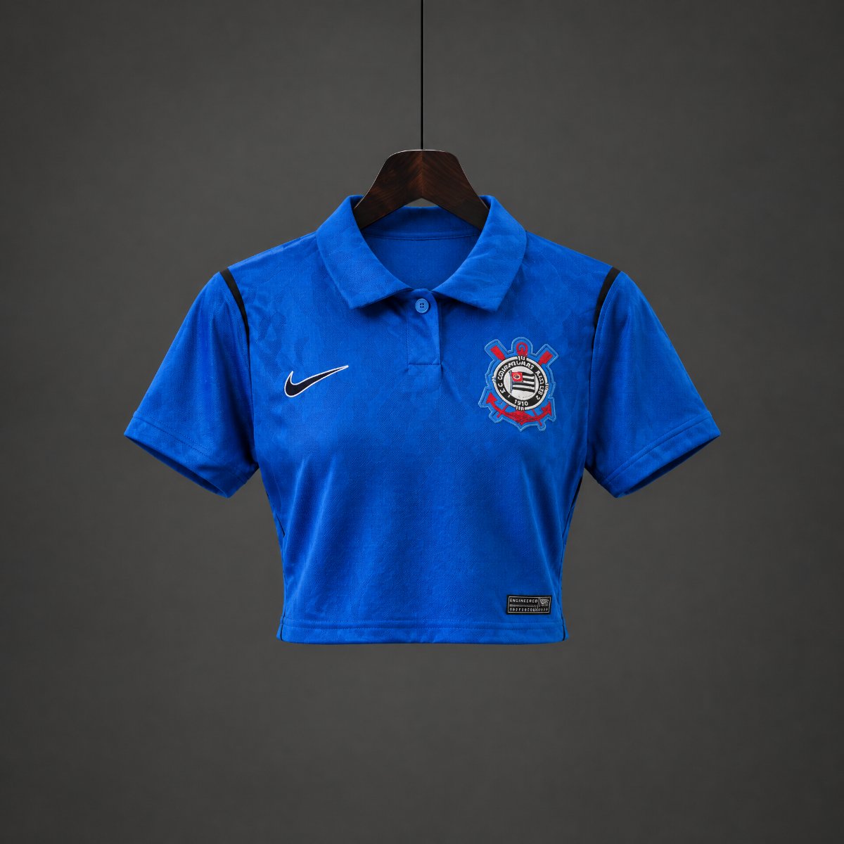 2026 Corinthians Third Blue Women Crop Jersey