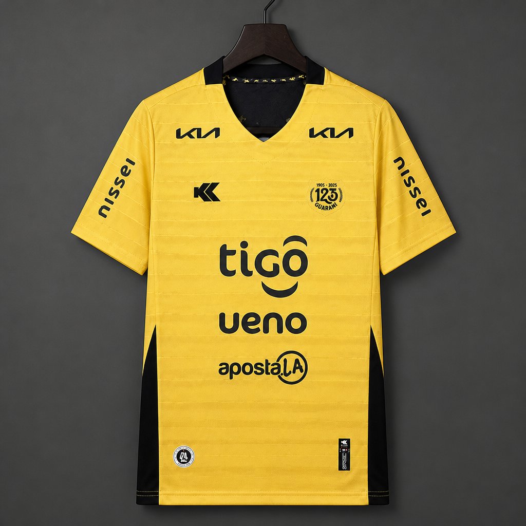 26/27 Club Guarani 123 Years Anniversary Yellow Jersey