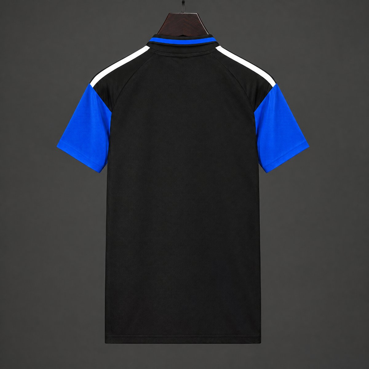 26/27 Leeds United Away Black Blue Red Bull Polo Jersey
